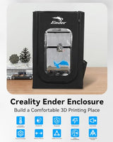 Creality Official 3D Printer Enclosure, Fireproof and Dustproof Tent Constant Temperature Protective Cover Compatible with Creality Ender 3/ Ender 3 V3 SE/Ender 3 V3 KE, 21.65”x 25.59”x 29.52” Creality