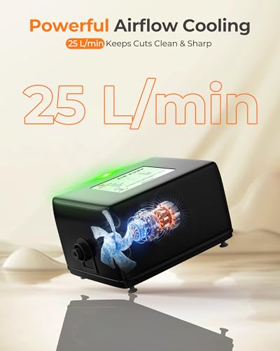 Acmer S2 20W Laser Engraver, Diode Lazer Machine with 25L Air Assist, High Precision Laser Engraving & Cutting Machine, 300×285mm DIY Laser Cutter for Wood, Acrylic, Leather, Ceramic ACMER