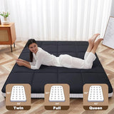 Meulbaty Japanese Floor Mattress - Extra Thick Foldable Twin Size Futon Mattress - Memory Foam Sleeping Pad for Adults - Tatami Mat Suitable for Camping & Guest Meulbaty
