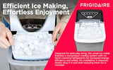 Frigidaire EFIC123-SS Counter Top Maker, Produces 26 pounds Ice per Day, Stainless Steel Frigidaire