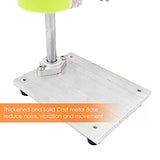 Mini Drill Press, Weytoll 24V Mini Bench Drill, Benchtop Drill Press, Portable Precision Drilling Machine, 7-Speed Low Noise Desktop Drilling Machine for Handicraft DIY Jewelry Making Metal Weytoll