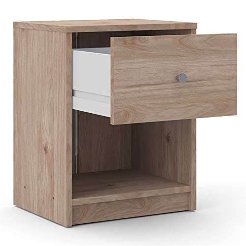 Pemberly Row 3 Piece Dresser and Nightstand Bedroom Set in Jackson Hickory Pemberly Row