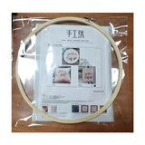 Egoshop Ribbon Embroidery Spring Flower Blooming Kit 3D Painting DIY Wall Decor Stamp Needle Work with Hoop (No Frame) X5002A