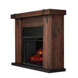 Aspen 49" Electric Fireplace in Chestnut Barnwood by Real Flame Real Flame