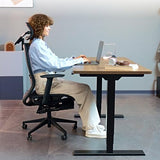 FLEXISPOT Ergonomic Office Chair with Footrest, Mesh High Back Computer Chair, Home Office Desk Chairs, with Adjustable Lumbar Support/4D Headrest/Reliable Base, Breathable Mesh Seat, Black, OC3 AIR-F FLEXISPOT