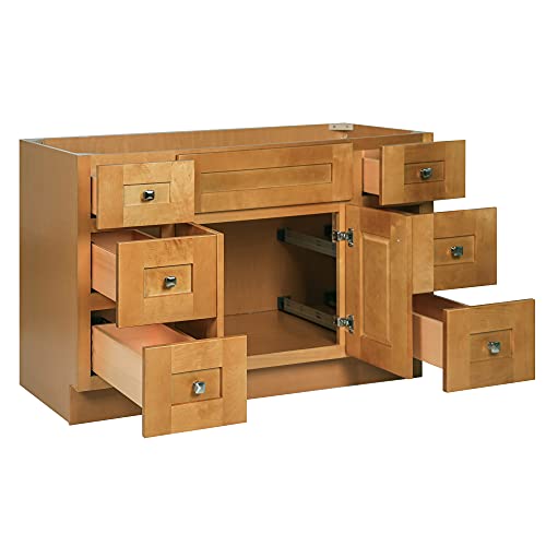 Design House Brookings 48 Inch Bathroom Vanity, Ready to Assemble, Modern Birch, 599001-MBH Design House