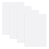 Ayifan 4-Pack White Blank Sign,Blank Metal Tin Sign,12" x 8" Rustic Style for Home Decor, Business Use, Indoor Outdoor Ayifan