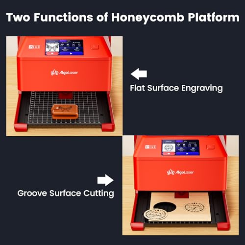 AlgoLaser 5W Smart Laser Engraver Machine, Class 1 Portable Laser Cutter with Built-in 2.0 AlgoOS System, No Computer Required, Laser Engraving for Wood, Acrylic, Leather. AlgoLaser