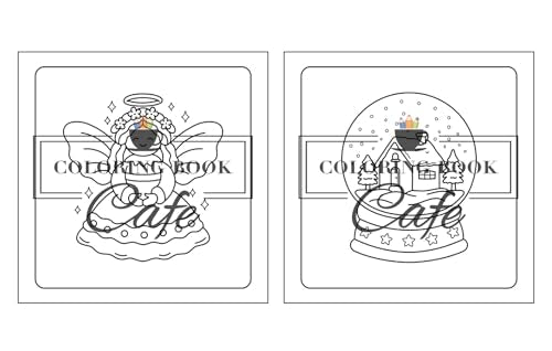 Cute Christmas: Bold and Easy Coloring Book for Adults and Teens Featuring Adorable Christmas Designs for Stress Relief and Relaxation WoodArtSupply