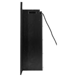 Modern Ember Uptown 33" Smart Electric Fireplace Insert with 3" Trim Kit, Compatible with Alexa and Google Assistant - Includes Remote, 1,000 Sq Ft Electric Heater with Realistic Ember Bed & Log Set Modern Ember