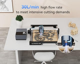 ATOMSTACK F40 Air Assist 10-60 L/min Laser Air Support Pump for Laser Cutters Airflow Engraver Faster and Deeper Cutting Lower Noise Lower Vibration ATOMSTACK