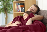 Utopia Bedding Fleece Blanket King Size Burgundy 300GSM Luxury Anti-Static Fuzzy Soft Microfiber Bed Blanket (90x102 Inch) Utopia Bedding