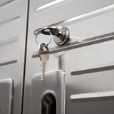 Seville Classics UltraHD Solid Steel Lockable Metal Storage Cabinet Locker Organizer w/Adjustable Shelves for Garage, Warehouse, Office, Classroom, Seville Classics