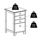 Winsome Studio File Cabinet, Honey Winsome