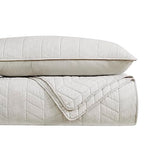 palassio Beige Cotton Quilt King Size Bedding Sets with Pillow Shams,White Lightweight Soft Bedspread Coverlet, Tan Cream Quilted Comforter Bed Cover for All Season, 3 Pieces, 106x96 inches palassio