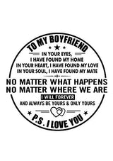 2win Engraved Personalized Wooden Watch for Boyfriend Customized Wooden Watches for Men Birthday Personalized Watch (A-for-Boyfriend) 2win