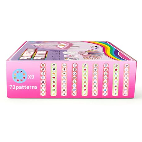 Drawing Projector for Kids, Art and Crafts, Drawing Board with Music, Color Pens, Pencils, Crayons, Scrapbook, Unicorn Sticker Book, Ideal Toy for 3+ Year Old Girls & Boys (Unicorn Kit) Hoarosall