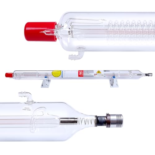 RECI CO2 Laser Tube 100W (Peak 130W) 1400mm W4/S4 for CO2 laser Engraving Cutting Machine Reci