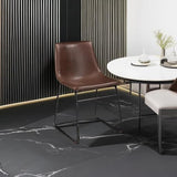 Signature Design by Ashley Mid Century Centiar 18.75" Dining Bucket Chair, 2 Count, Black and Brown Signature Design by Ashley