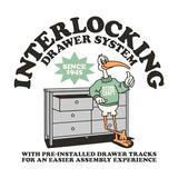 Storkcraft Crescent 4 Drawer Chest (Espresso) – GREENGUARD Gold Certified, Easy-to-Match Chest of Drawers for Nursery and Kids Bedroom, Dresser Organizer for Children’s Bedroom STORKCRAFT