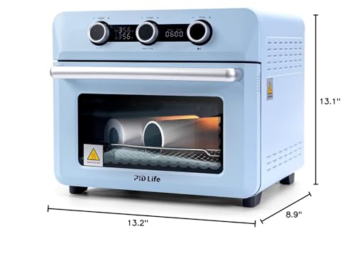 PYD Life Sublimation Oven Machine 25 L 110 V 1600 W Light Blue Convection Oven for Sublimation Blanks Mugs Tumblers Cups Water Bottles Bulk Printing PYD Life