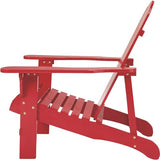 Leigh Country Red Adirondack Chair for Patio, Deck or Yard Leigh Country