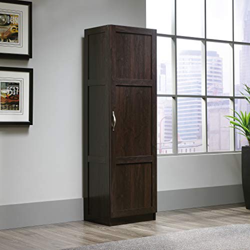 Sauder Miscellaneous Storage Pantry cabinets, L: 17.99" x W: 13.94" x H: 60.00", Cinnamon Cherry finish - WoodArtSupply