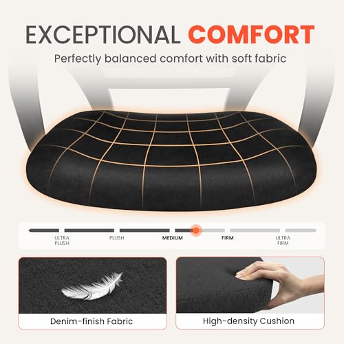 NEO Chair Office Desk Ergonomic Mesh Computer Chair with Lumbar Support Adjustable Height Swivel Rolling Wheels Comfy Mid Back Task Chair for Home Bedroom Vanity Study (Black) NEO CHAIR