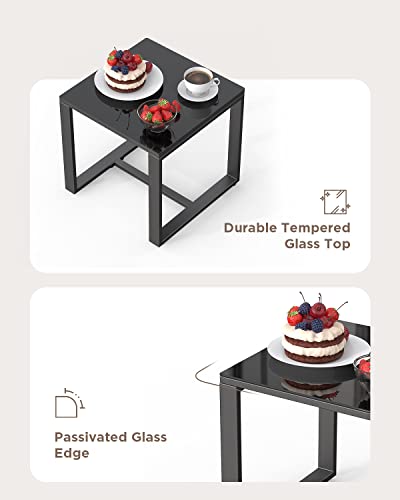 Aiho 3 Pieces Patio Furniture Set, Outdoor Wicker Furniture Set, Modern Rattan Rocking Chair Set with Coffee Table for Yard, Balcony, Poolside, Porch, Grey Aiho