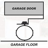 for Clopay Garage Door Rubber Bottom Weather Seal 20ft Hoogtecly