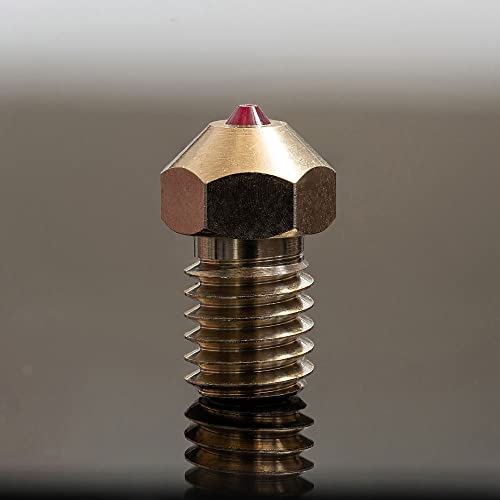 Ruby Nozzles for 3D Printers MK8 E3D Prusa Ender3 (E3DV6, 0.4mm) MOD3DP