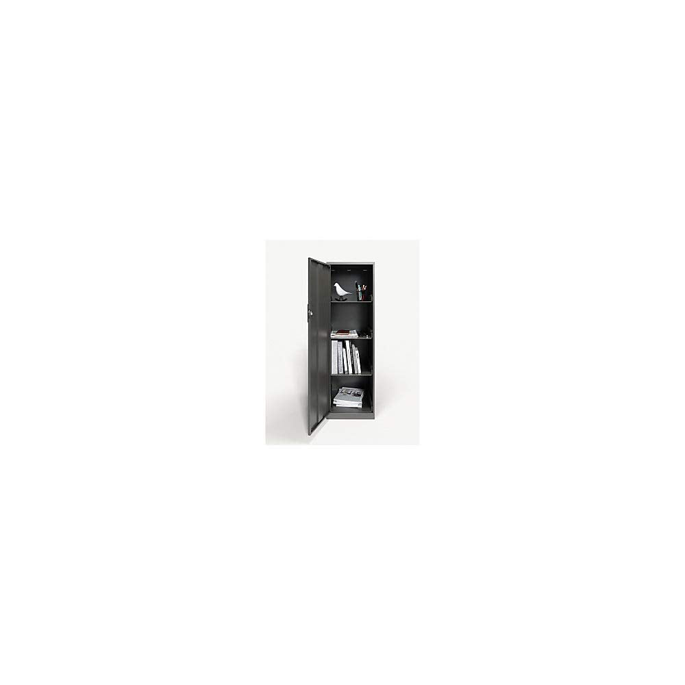 Lorell LYS SOHO Steel Storage Cabinet, 46.4" Graphite Lorell