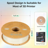 Sovol 3D Printer Glow in The Dark Filament Multicolor Fast Change PLA 1kg (2.2 lbs) Spool 3D Printing Materials, Dimensional Accuracy +/- 0.03 mm, 1.75 mm, Glow Multicolored Sovol