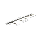 Floating Shelf Brackets - Sheppard Brackets - Easy Install - Heavy Duty (70 inch) SB SHEPPARD BRACKETS