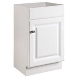 Design House 597112 Wyndham Unassembled Bathroom Vanity Cabinet Without Top, 18 x 16/1 Door, White Design House