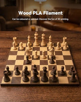SUNLU Wood PLA Filament Bundle 1.75mm 4KG, Real Wood Fiber Added 3D Printer Filament, 4 pcs 1kg Spool(2.2lbs) Natural Wood Texture & Scent, Clog-Free, Fits for Most FDM 3D Printers
