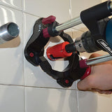 Milescraft 1368 DrillMate Portable Drill Guide - NO CHUCK. Must have 43mm Diameter Collar International Style Drills. Multi-Angle Drilling with Control Spring. NOT FOR MOST DRILLS|Black Milescraft