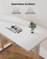 ErGear Dual Motor Electric Standing Desk with Drawers,48x24 Inch Whole-Piece Quick Install,Height Adjustable Stand up Sit Stand Home Office Ergonomic Workstation with USB Charging Ports(White) ErGear