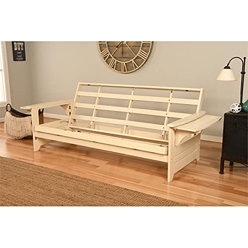 Kodiak Furniture Phoenix Full-Size Traditional Hardwood Frame in Antique White Kodiak Furniture