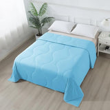 ELNIDO QUEEN Cooling Comforter for Hot Sleepers, Summer Cooling Blanket Twin Size for Night Sweats, Q-Max 0.45 Breathable All-Season Lightweight Blanket, (68x90 inch，Blue ELNIDO QUEEN