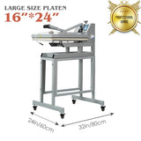 16x24 Inch Heat Press, 110V 2000W High Pressure Clamshell Heat Press Machine for T-Shirt, Professional Digital Control Heat Transfer Machine for Sublimation, Fast Heating and Infrared Positioning Anranni