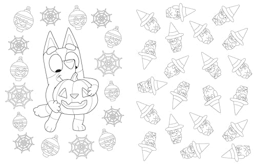 Bluey: Hooray, It's Halloween!: A Coloring Book