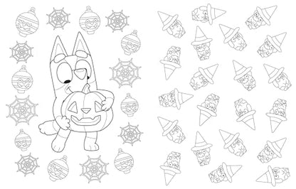 Bluey: Hooray, It's Halloween!: A Coloring Book