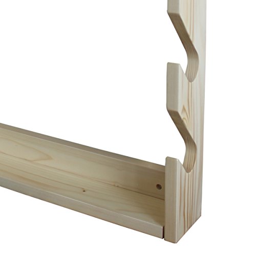 Rush Creek Creations Real tree 4 Gun Wall Rack with Hidden Hardware - Handcrafted - Durable Rush Creek Creations