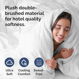 White Duvet Cover Queen Size - Extra Soft Queen Size Duvet Cover - Lightweight, Comfy, Cozy & Breathable - Easy Care & Fade Free with Zipper Closures & Ties - 90" x 90" Inches - Comforter Not Included CGK Unlimited