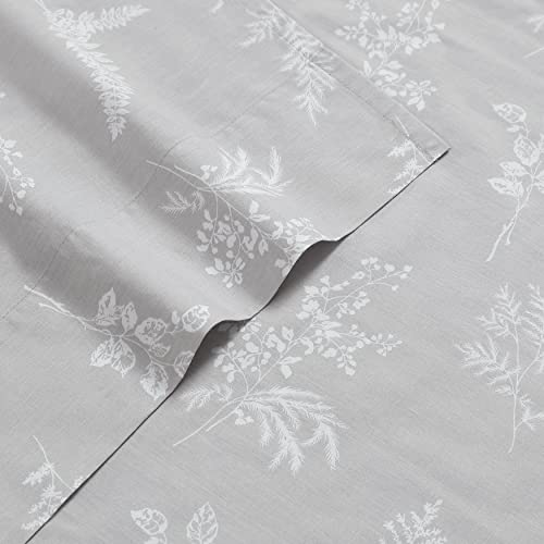 Stone Cottage - Queen Sheets, Cotton Percale Bedding Set, Crisp & Cool Ideal Bedding Set (Foliage, Queen) Stone Cottage
