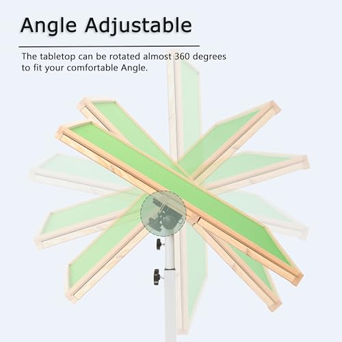 Fanwer Puzzle Table with Drawers 1500 Piece, Jigsaw Puzzle Tabe with Legs Adjustable Angle & Height, Tilting Puzzle Tables for Adults with Cover Plsatic, Gift for Mothers' Day, Birthday Gift Fanwer