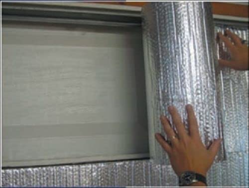 Garage Door Insulation - 21" x 36ft - Foam Core (FITS 9X7 Door) - WoodArtSupply