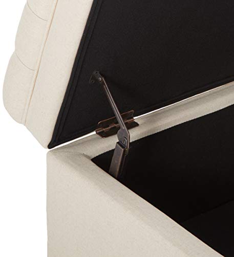 Christopher Knight Home Juliana Fabric Storage Ottoman, Beige Christopher Knight Home