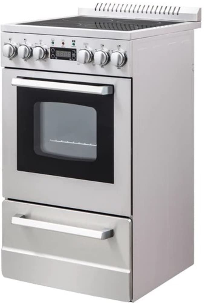 Avanti DER20P3S DER20P Elite Series 20" Electric Range Oven, in Stainless Steel Avanti